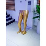 Generic Glittering Gold Male Waist Mannequin
