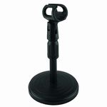 Table Short Small Microphone Stand Desktop Round Base