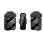 Generic ORIGINAL F11-2 DOUBLE NOISE CANCELLING WIRELESS LAVALIER MICROPHONE FOR IPHONE AND TYPE C - image 2