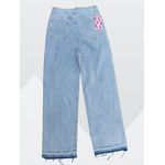 product_image_name-SHEIN-High quality ladies long length baggy cut patterned boyfriend jeans -2