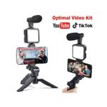 Generic Vlogging Video Kit With Tripod & Mic For Mobile Phone - image 2