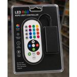 RGB LED Rope Light Controller with Remote (DC 5V–24V)