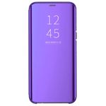 Generic Samsung Galaxy S7 Edge Plating Mirror Leather Case - Purple.