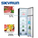 Skyrun 252 Litres Double Door Top Mount Fridge (BCD-257A) - Inox - image 5