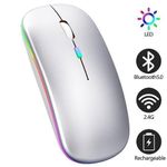 Generic Wireless Mouse, Bluetooth 5.1, Symphony Lighting Effect, Supports IPad Connection