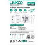 LINKCO 40W Super Fast Foldable PD Charger with Type-C to Type-C Cable - LA-301UC - image 2