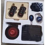 Car Security Alarm System + 2 Key Remote Controls Shock Sensor