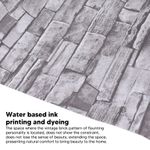 Generic Stone Peel Wall Stick Wallpaper Self Adhesive Vintage Brick Wallpaper, 0.45*12m - image 3
