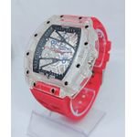product_image_name-Fashion-Men Red Silicon Wristwatch-1