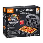 RAF R.531H Waffle Maker – 1400W