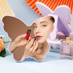 product_image_name-Fashion-Butterfly Shaped Table Makeup Mirror – Aesthetic Vanity Mirror for Girls-1