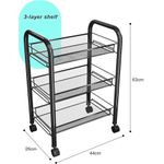 product_image_name-Generic-3 Layer Storage Shelves with Wheels-2
