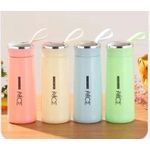 Quality 400ML DOUBLE LAYER (PLASTIC & GLASS) TEA/WATER BOTTLE