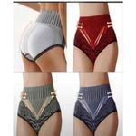 Fashion Ladies High Waist Pants 4 Pcs