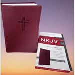 product_image_name-Generic-NKJV, Value Thinline Bible, Leathersoft, Burgundy, Red Letter, Comfort Print-5