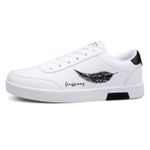 GALUIN Men's Trendy Casual Sneakers - White - image 7