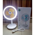 DP Portable Led lights Multifunction reachable desktop table fan 