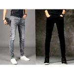 ORIGINAL Stock Jeans 2 In 1 - Black & Grey