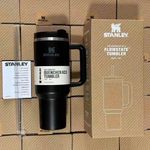 Stanley Cup Quencher Flip Straw Stainless Steel - Mug Black