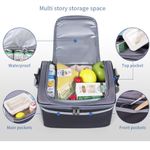 Generic Double Layers Insulated Lunch Bag and Cold Retention - image 5