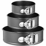 Generic Non-Stick Cake Mold Pan Set - Round Shape - 3 Pieces