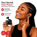 POOLEE StylePod-2 ANC Wireless Bluetooth Earbuds Noise Cancelling Earphones with ENC Mic, Touch Control & USB-C Charging Case - image 2