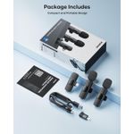 product_image_name-K9-Double Wireless Lapel Microphone Tie Mic TYPE-C Phones Android IPhone + IOS Adapter-7