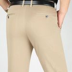 CORPORATE PLAIN SUIT TROUSER FOR MEN Brown