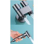 BLACK Water spraying hand bidet flush with hose - image 2