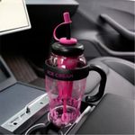 ShebSheb 1300ml Large Water Cup with Handle, Straw and Tea Infuser, Plastic Tumbler - image 6