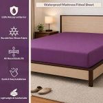 Genera  Purple Fitted elastic waterproof mattress protector - image 2