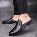 Fashion stylish black men’s mule loafer - image 2