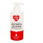 Pro Lab Skin Tone Corrector lotion uses alpha arbutin and niacinamide