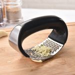Generic New Stainless Kitchen Garlic Press Crusher Chopper - image 2