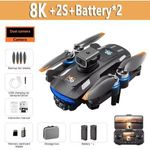 Generic M6 Drone 8K Professional HD Camera Drones 5G WIFI FPV Video 4k UAV With Screen Remote Control Drone With Extra Battery - image 2