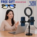 Generic A Universal Stand Double Phone Stand Adjustable Tiktok Live Phone Stand MOUNT - image 2