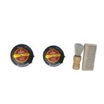 Kiwi Renew black leather polish 50ml ×2 + applicator & shiner