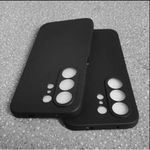 Generic Tecno Camon 50 Unique Minimalist Slim Design Protective Matte Black Silicone Back Case - image 2