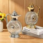 Generic 1.8L Glass Water Pitcher Transparent Drinking Juice Jug With Lid - image 5