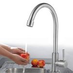 Stainless Steel Faucet Large Vertical Water Tap