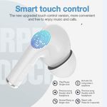 product_image_name-Dwellac-Wireless Earbuds Bluetooth Headphones with Active Noise Cancellation, HD Mic, Touch Control, Fast Charging Case Compatible with iPhone, iPad, iPod & Android Devices White-3