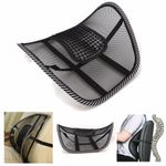 Lumbar Back Brace Support Office Home Car Seat Chair Cushion Massage