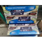 Eurosonic Auto Ignition Table Top Gas Cooker With 2 Burners- Stainless