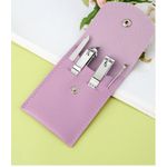 Cloudoon 4PCS Manicure Kit: Portable Nail Clipper Set for Pedicure & Home Use - image 4