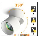 Generic Ceiling Downlight, LED Ceiling Lamp Foldable Spotlight Mini Cylindrical Ceiling Light Surface Mounted Ceiling Lights Aluminum for living space & Office - image 2