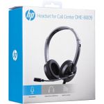 Hp Wired Headphones with Microphone, Noise Cancelling,
