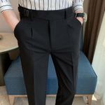 Quality Stock Black Suit Trouser For Men