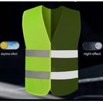 product_image_name-Generic-Reflective Safety Vest Swallowtail Style Fluorescent Green-3