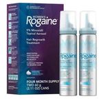 Rogaine Women's 5% Minoxidil Aerosol Foam Spray (pack Of 2 Aerosol Cans)