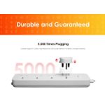 itel 3 Sockets Extension Box With 3 USB Ports Power Strip - image 3
